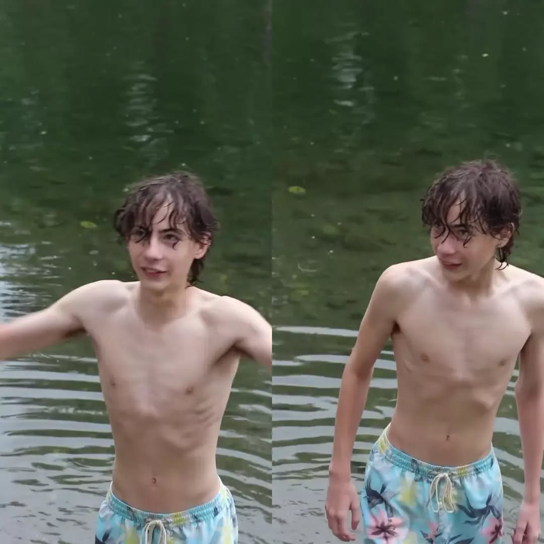Jacob Tremblay Shirtless