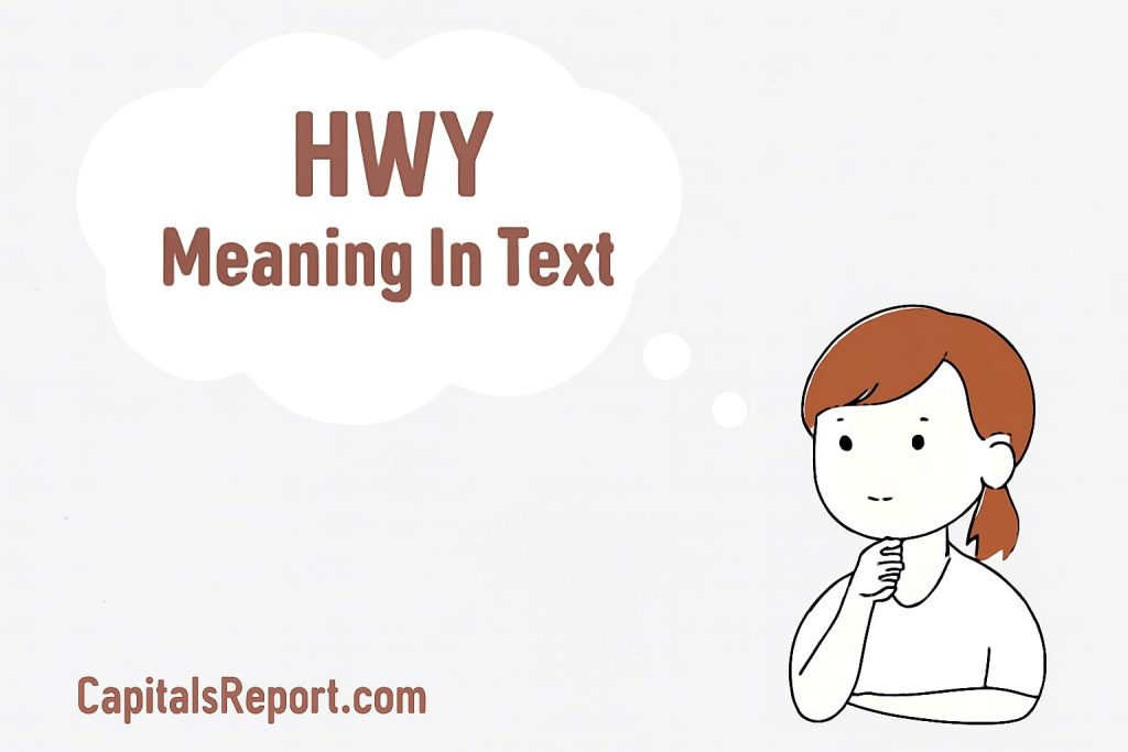 HWY Meaning in Text