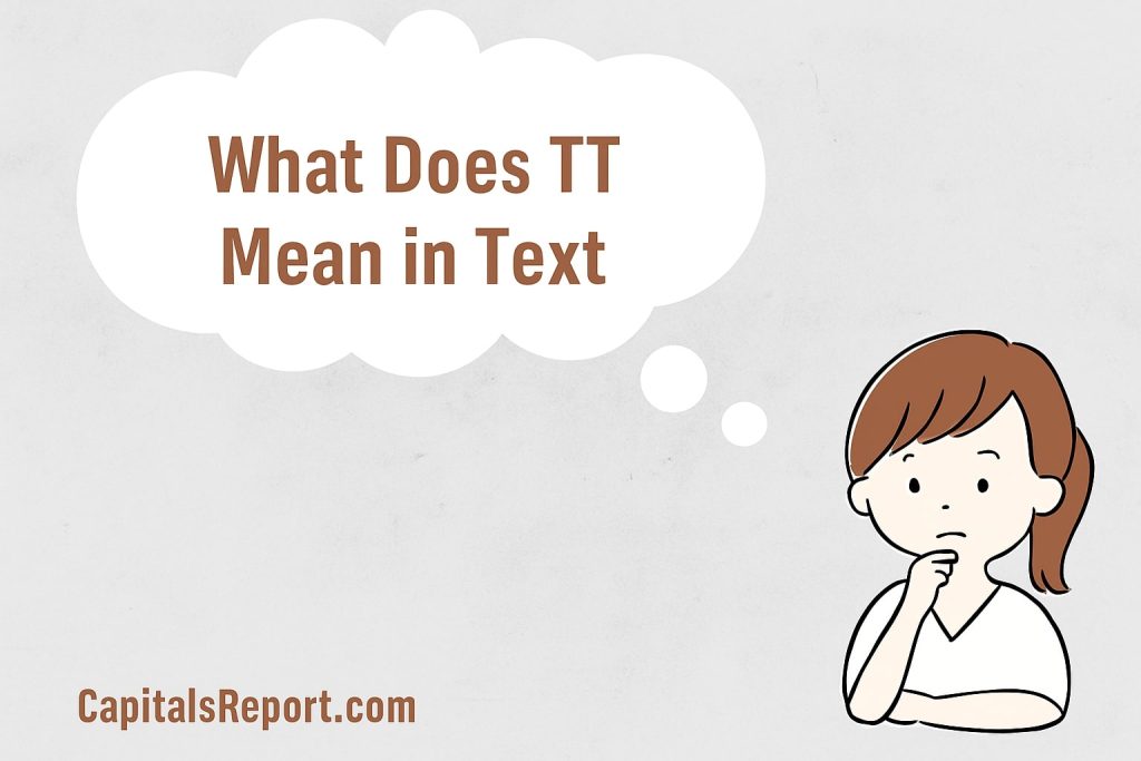 What Does TT Mean in Text